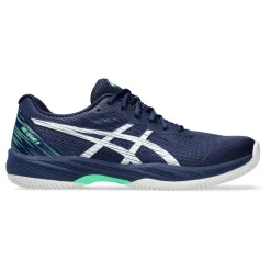 Hot Gel-Game 9 Clay Court Shoe Men - Dark Blue, White Clay Court Shoes