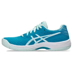 Cheap Gel-Game 9 Clay Court Shoe Women - Blue, White Clay Court Shoes
