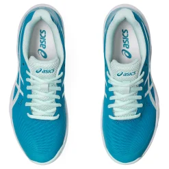 Cheap Gel-Game 9 Clay Court Shoe Women - Blue, White Clay Court Shoes