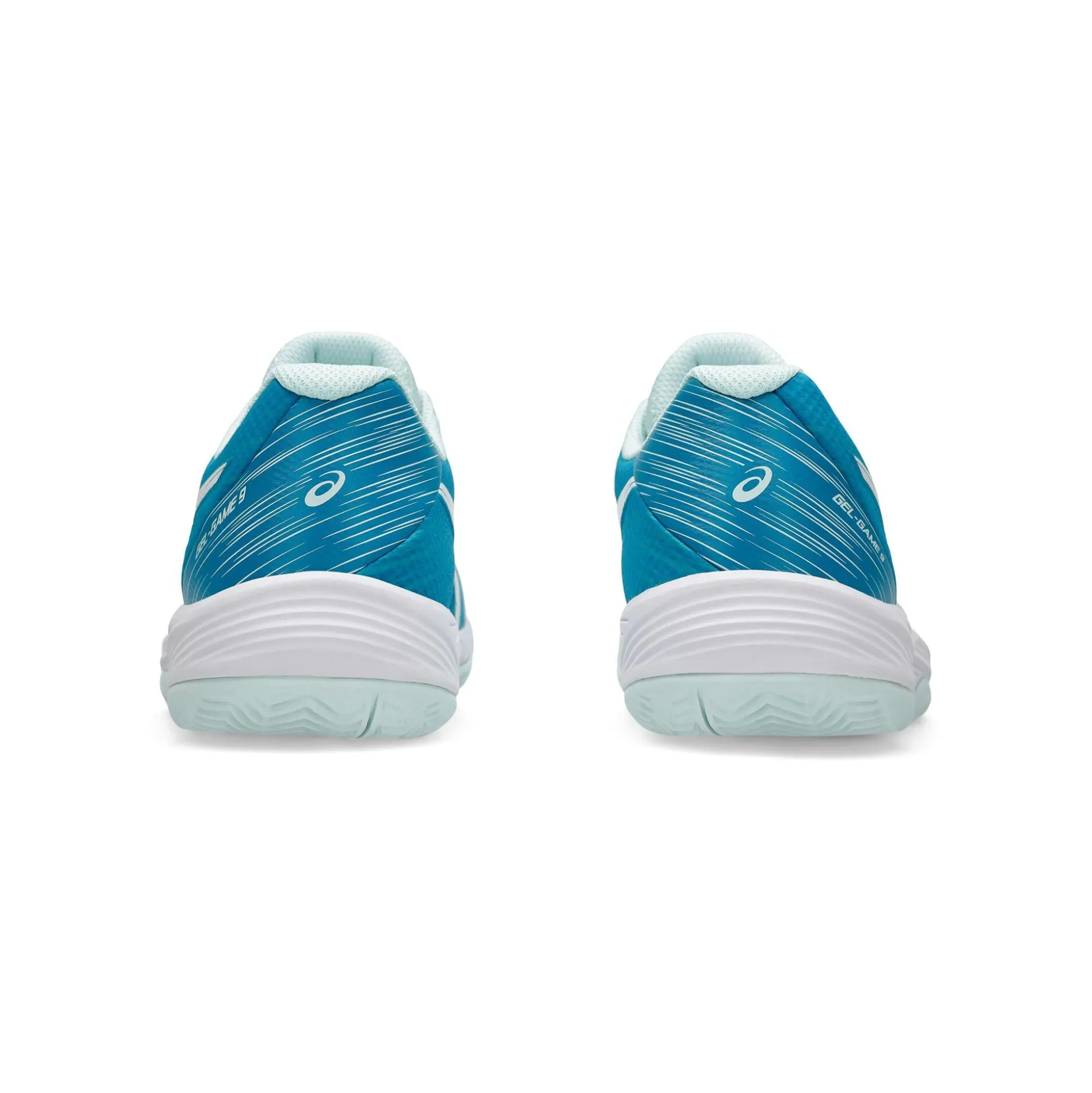 Cheap Gel-Game 9 Clay Court Shoe Women - Blue, White Clay Court Shoes