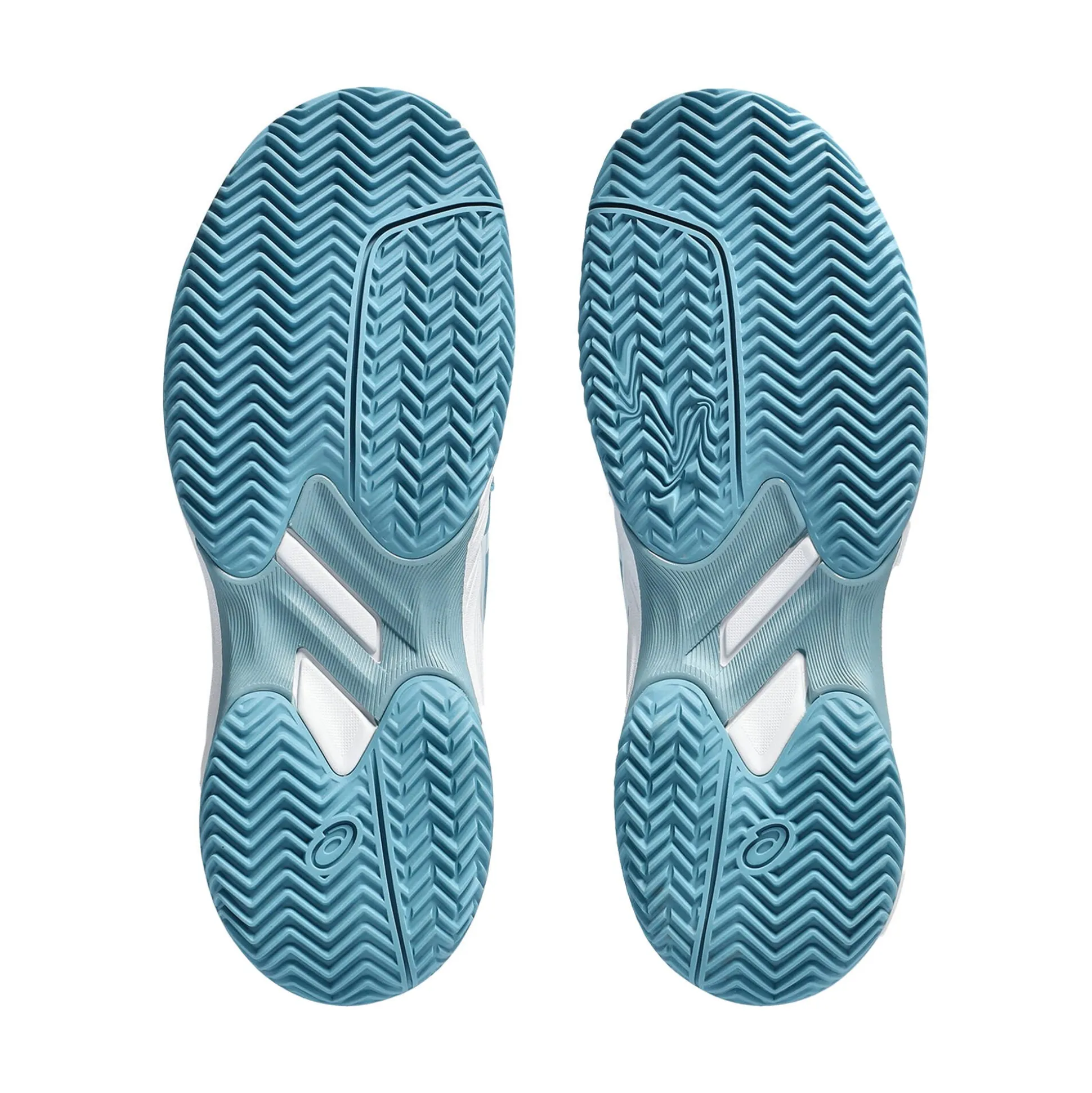 Shop Gel-Game 9 GS Clay Court Shoe Kids - Turquoise, White Clay Court Shoes
