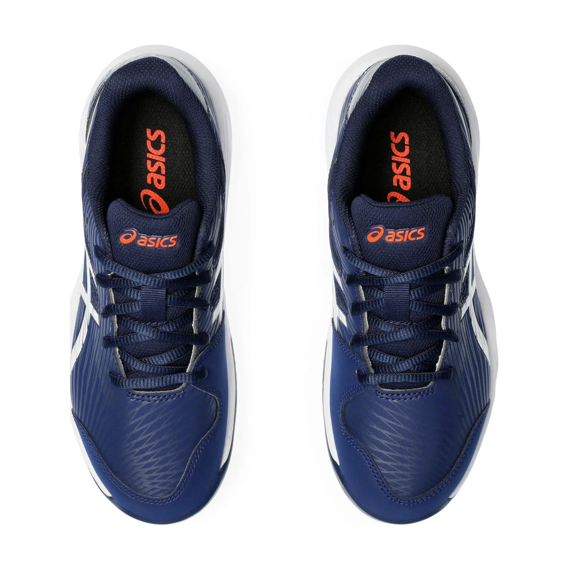 Store Gel-Game 9 GS Clay Court Shoe Kids - Dark Blue, Silver Clay Court Shoes