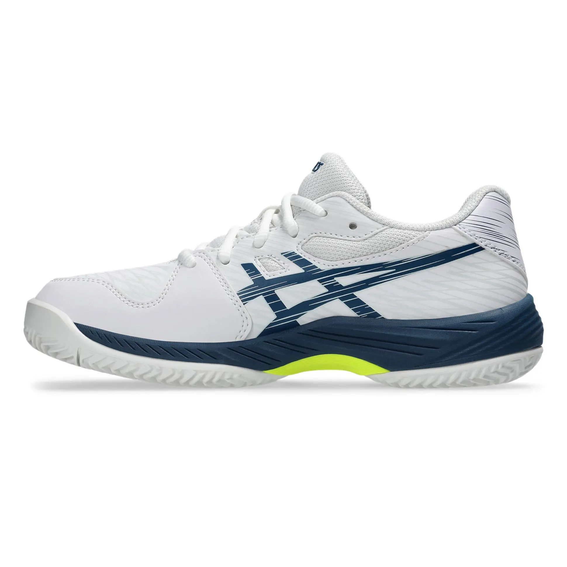 Sale Gel-Game 9 GS Clay Court Shoe Kids - White, Blue Clay Court Shoes