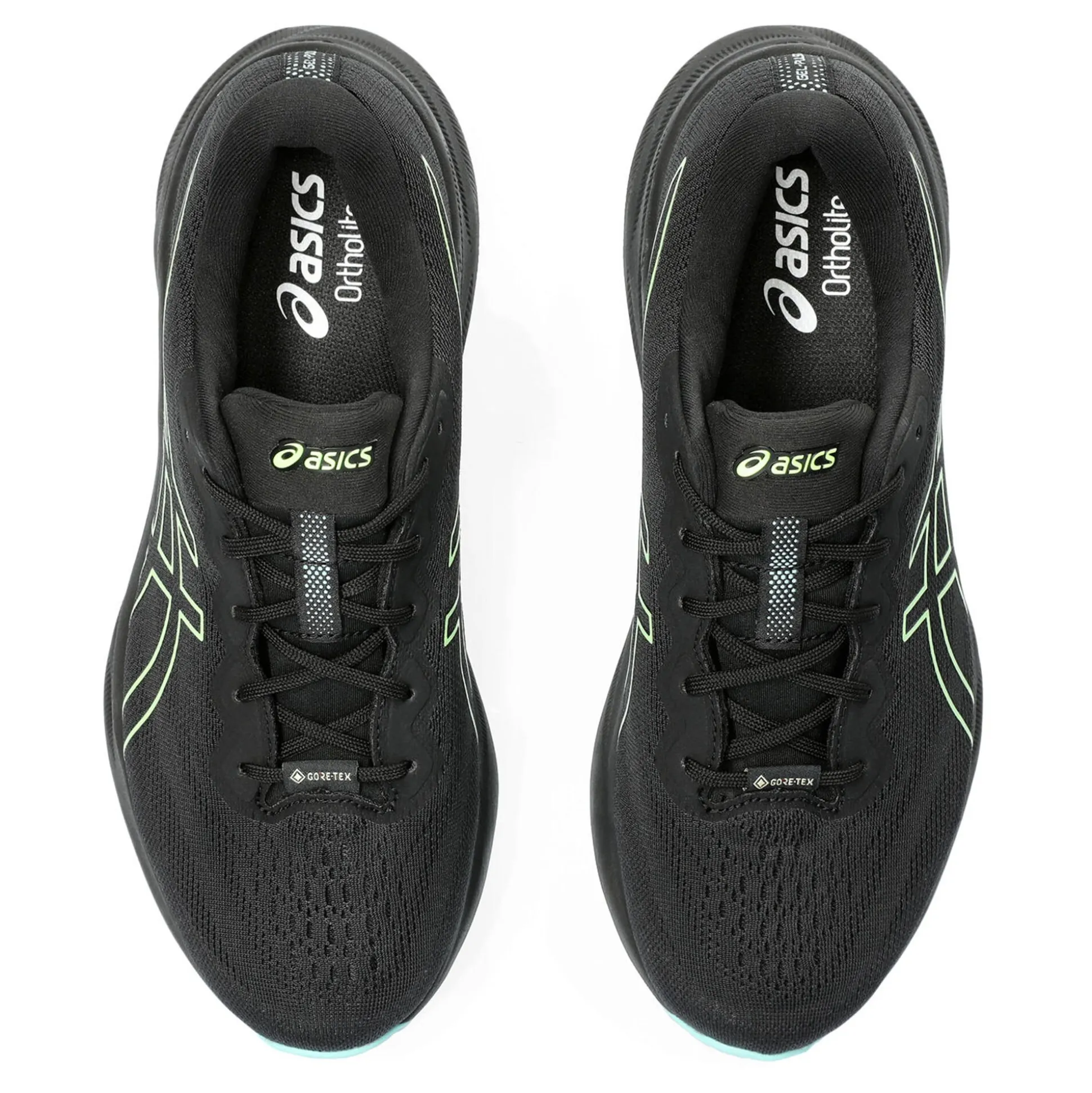 Outlet Gel-Pulse 15 GTX Neutral Running Shoe Men - Black, Neon Green Running Shoes