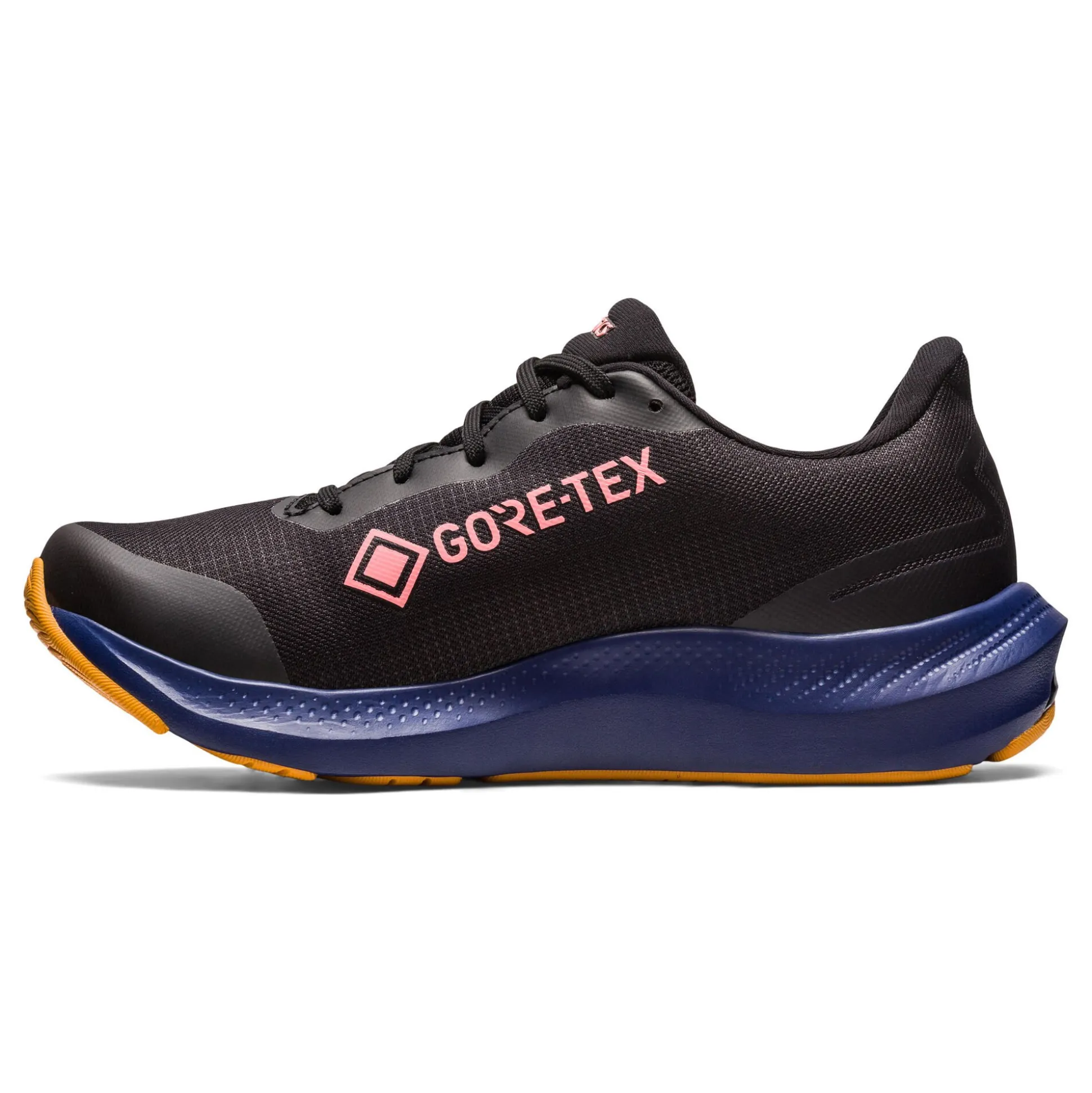 Shop Gel-Pulse 14 GTX Trail Running Shoe Women - Black, Orange Running Shoes