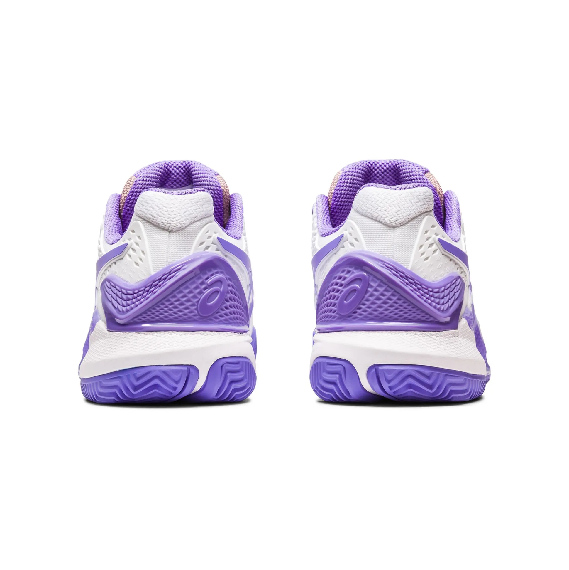 Cheap Gel-Resolution 9 Clay Court Shoe Women - White, Lilac Clay Court Shoes