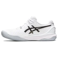 Discount Gel-Resolution 9 Clay Court Shoe Men - White, Black Clay Court Shoes