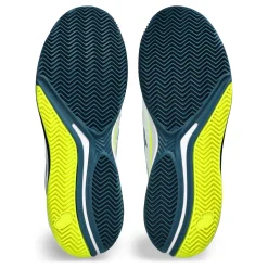 Store Gel-Resolution 9 Clay Court Shoe Men - White, Petrol Clay Court Shoes