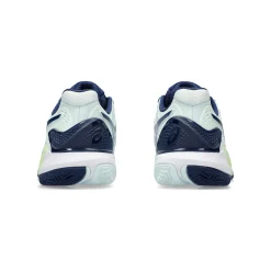 Cheap Gel-Resolution 9 Clay Court Shoe Women - Mint, Dark Blue Clay Court Shoes