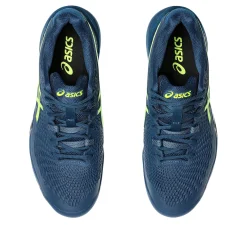 Clearance Gel-Resolution 9 Clay Court Shoe Men - Blue, Yellow Clay Court Shoes