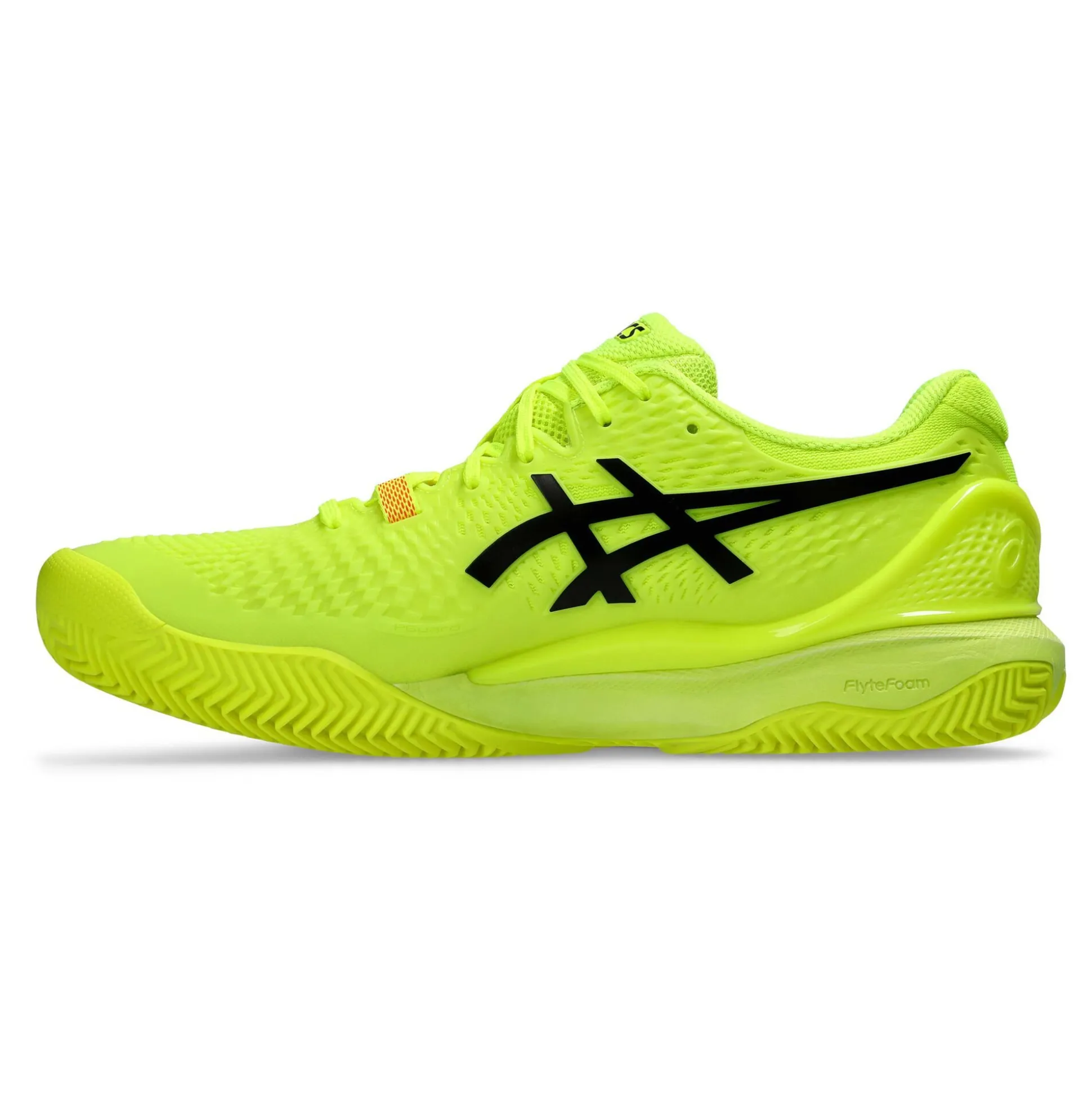 Shop Gel-Resolution 9 Clay Court Shoe Men - Yellow, Black Clay Court Shoes