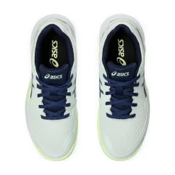 Fashion Gel-Resolution 9 GS Clay Court Shoe Kids - Mint, Dark Blue Clay Court Shoes