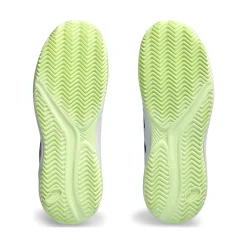 Fashion Gel-Resolution 9 GS Clay Court Shoe Kids - Mint, Dark Blue Clay Court Shoes