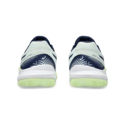 Fashion Gel-Resolution 9 GS Clay Court Shoe Kids - Mint, Dark Blue Clay Court Shoes