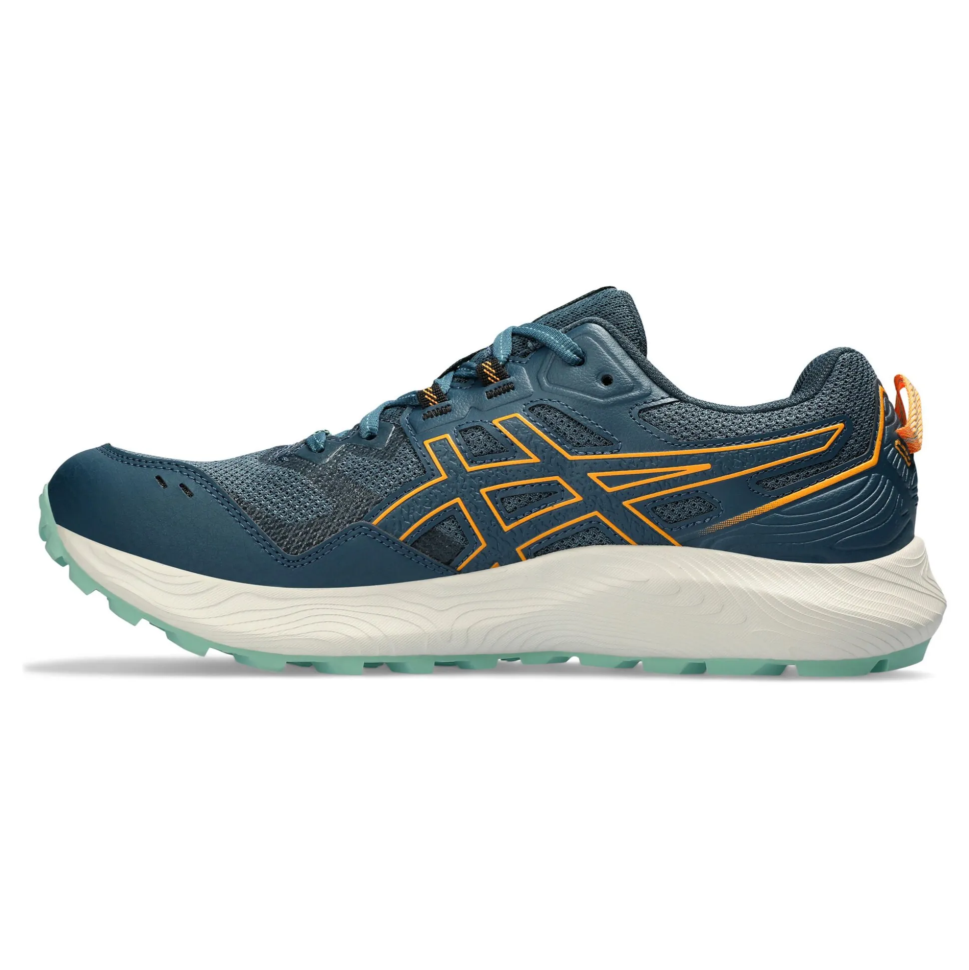 Hot Gel-Sonoma 7 Trail Running Shoe Men - Petrol, Orange Running Shoes