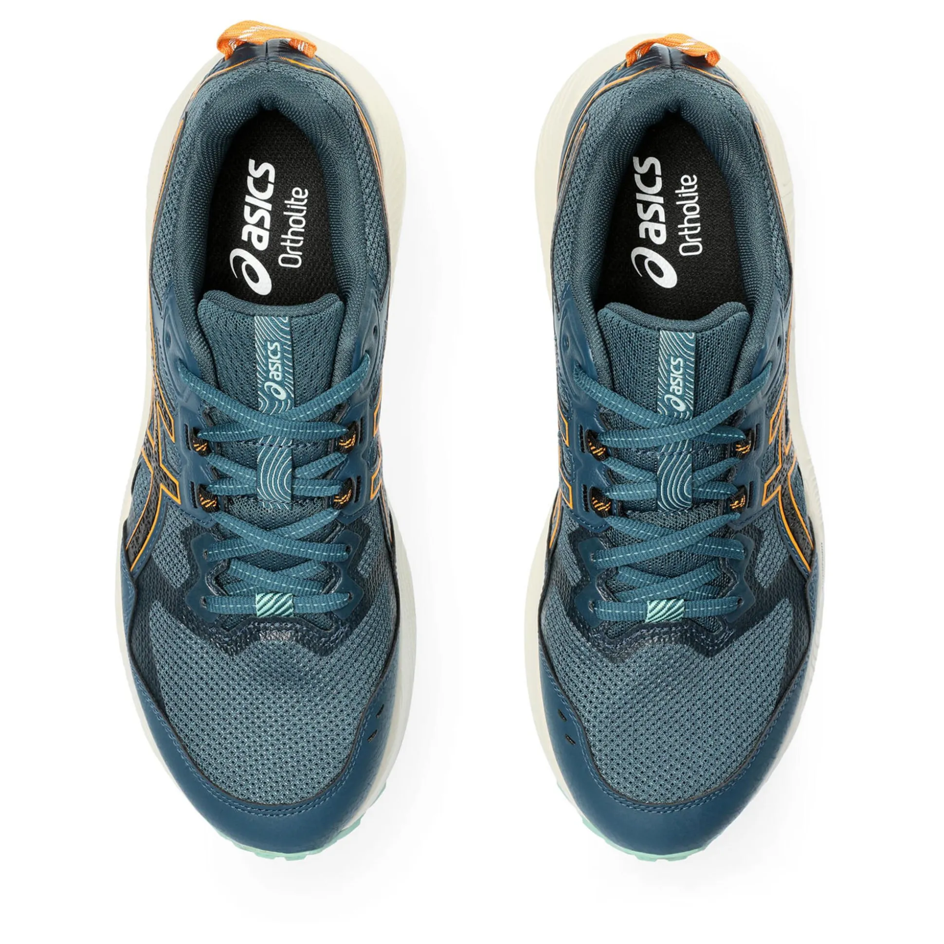 Hot Gel-Sonoma 7 Trail Running Shoe Men - Petrol, Orange Running Shoes