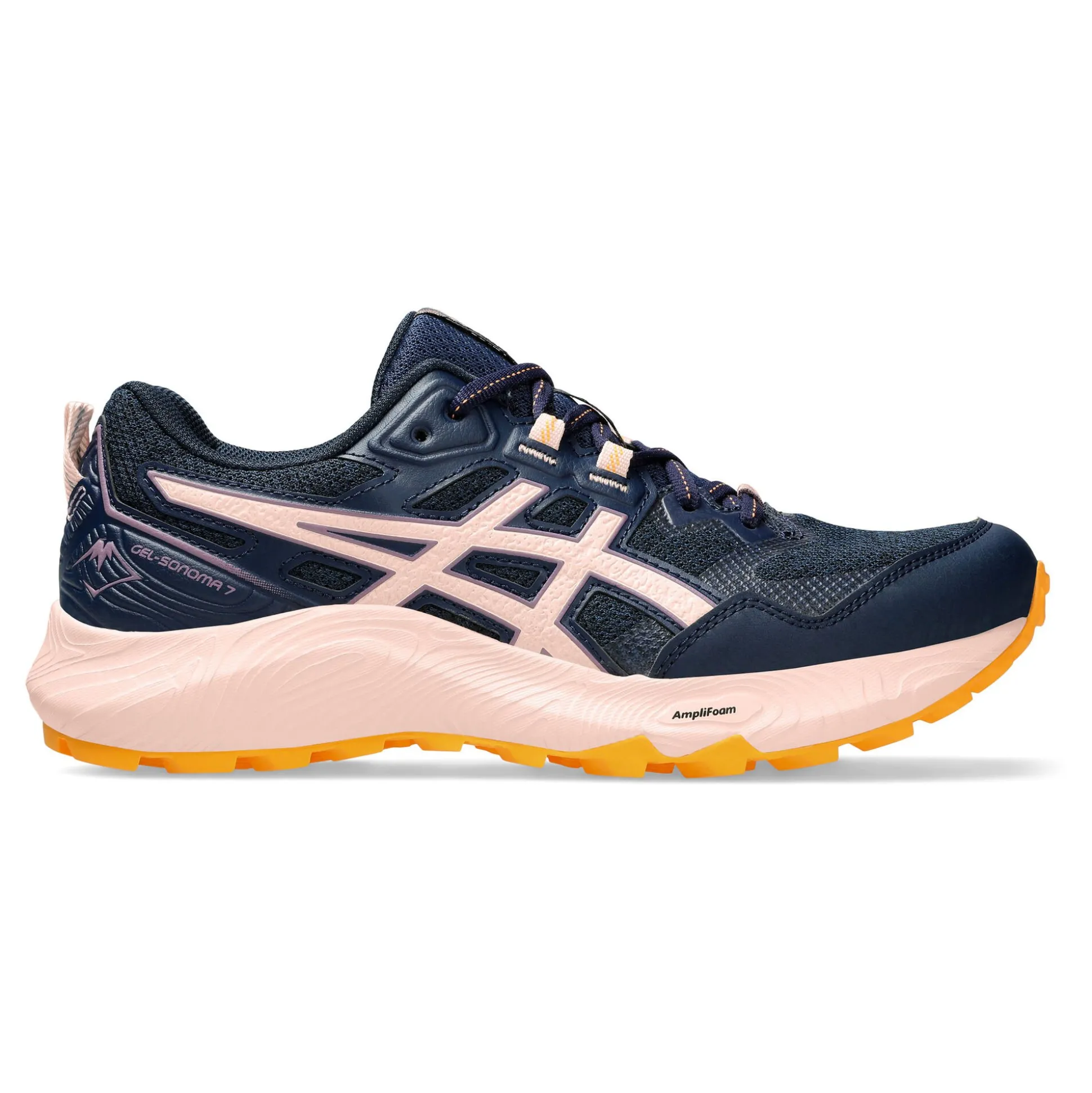 Cheap Gel-Sonoma 7 Trail Running Shoe Women - Dark Blue, Pink Running Shoes