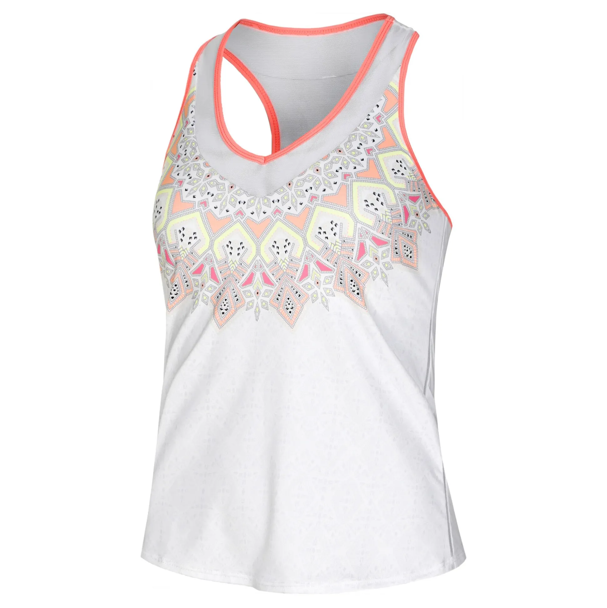 Store Geo Grande With Bra Tank Top Women - White, Multicoloured Tops