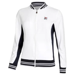 Shop Georgina Training Jacket Women - White, Dark Blue Jackets