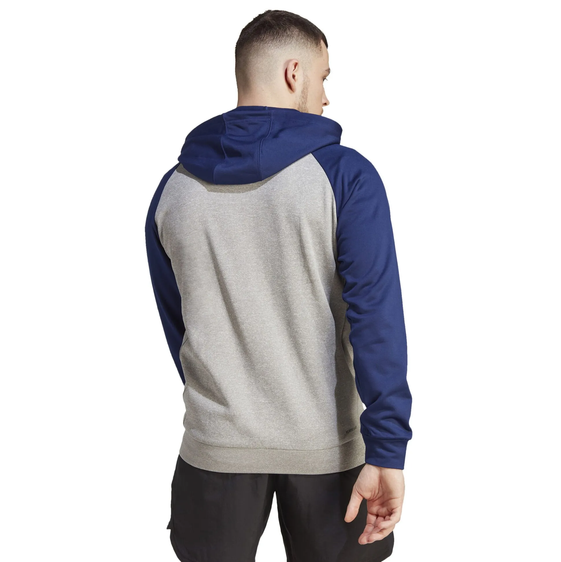 Cheap GG Big Logo Zip Hoodie Men - Grey, Dark Blue Jackets