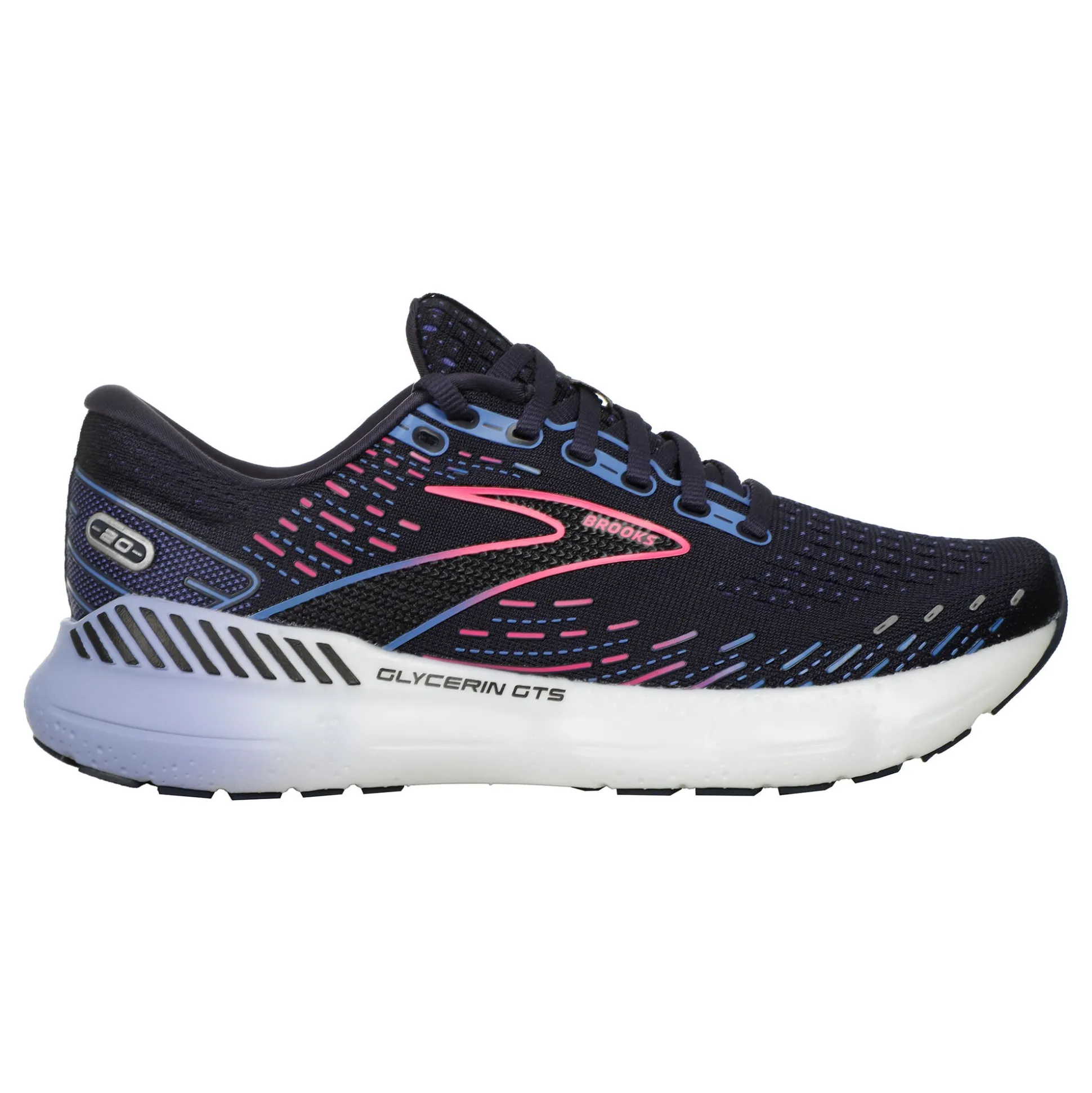 Shop Glycerin GTS 20 Stability Running Shoe Women - Black Running Shoes