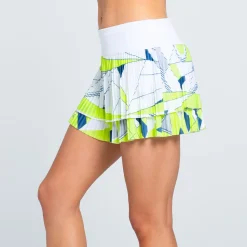 New Going Strong Pleated Skirt Women - White, Multicoloured Skirts