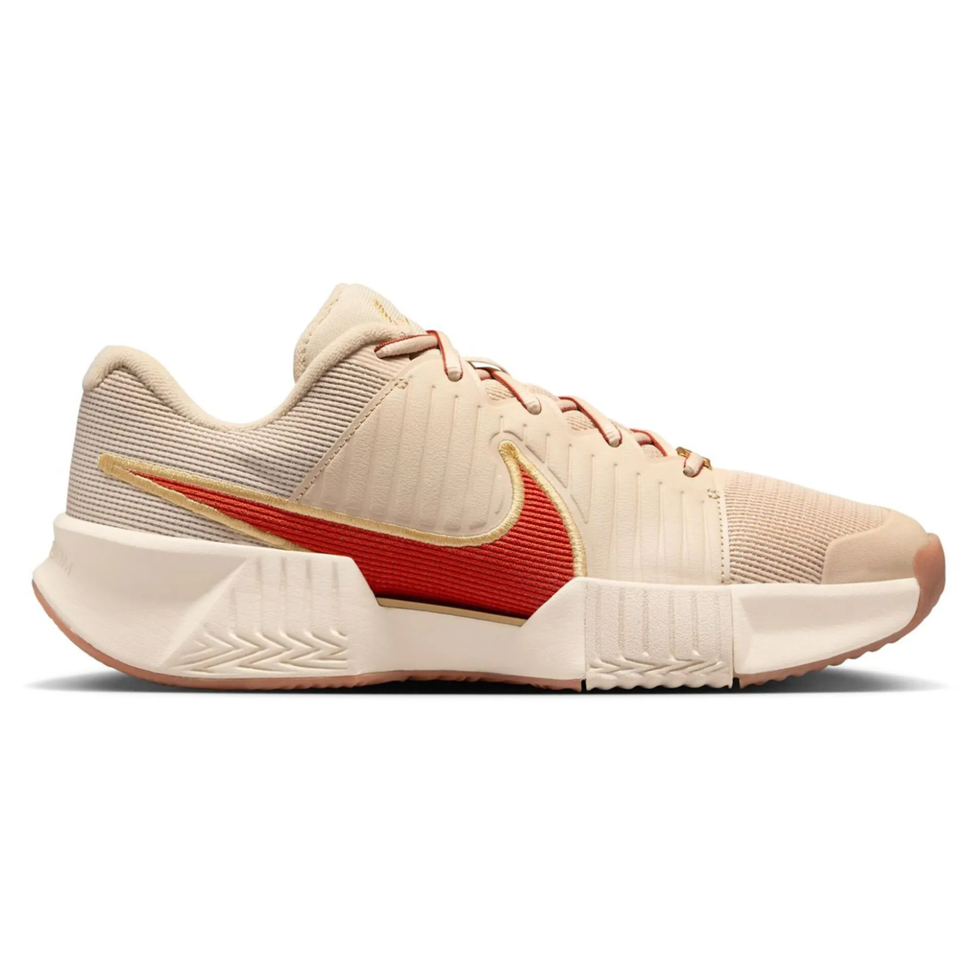 Shop GP Challenge Pro PRM Clay Court Shoe Women - Beige, Rust Clay Court Shoes