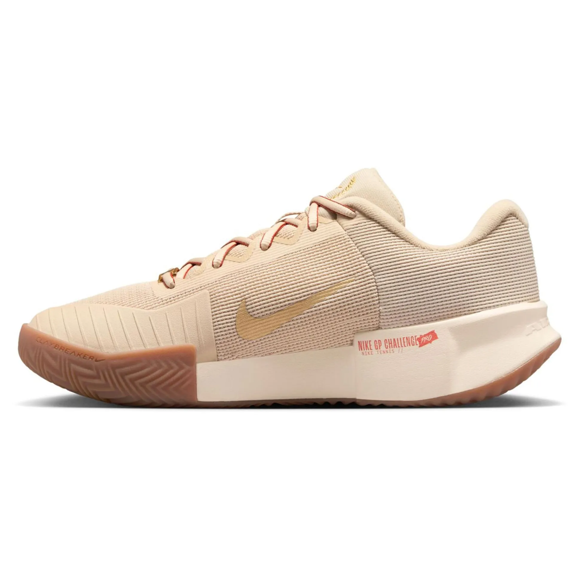 Shop GP Challenge Pro PRM Clay Court Shoe Women - Beige, Rust Clay Court Shoes