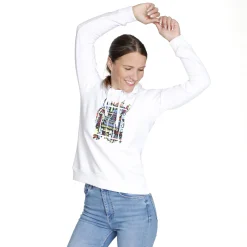 New Graffity Hoody Women - White, Multicoloured Hoodies & Sweaters
