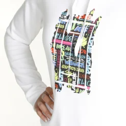 New Graffity Hoody Women - White, Multicoloured Hoodies & Sweaters