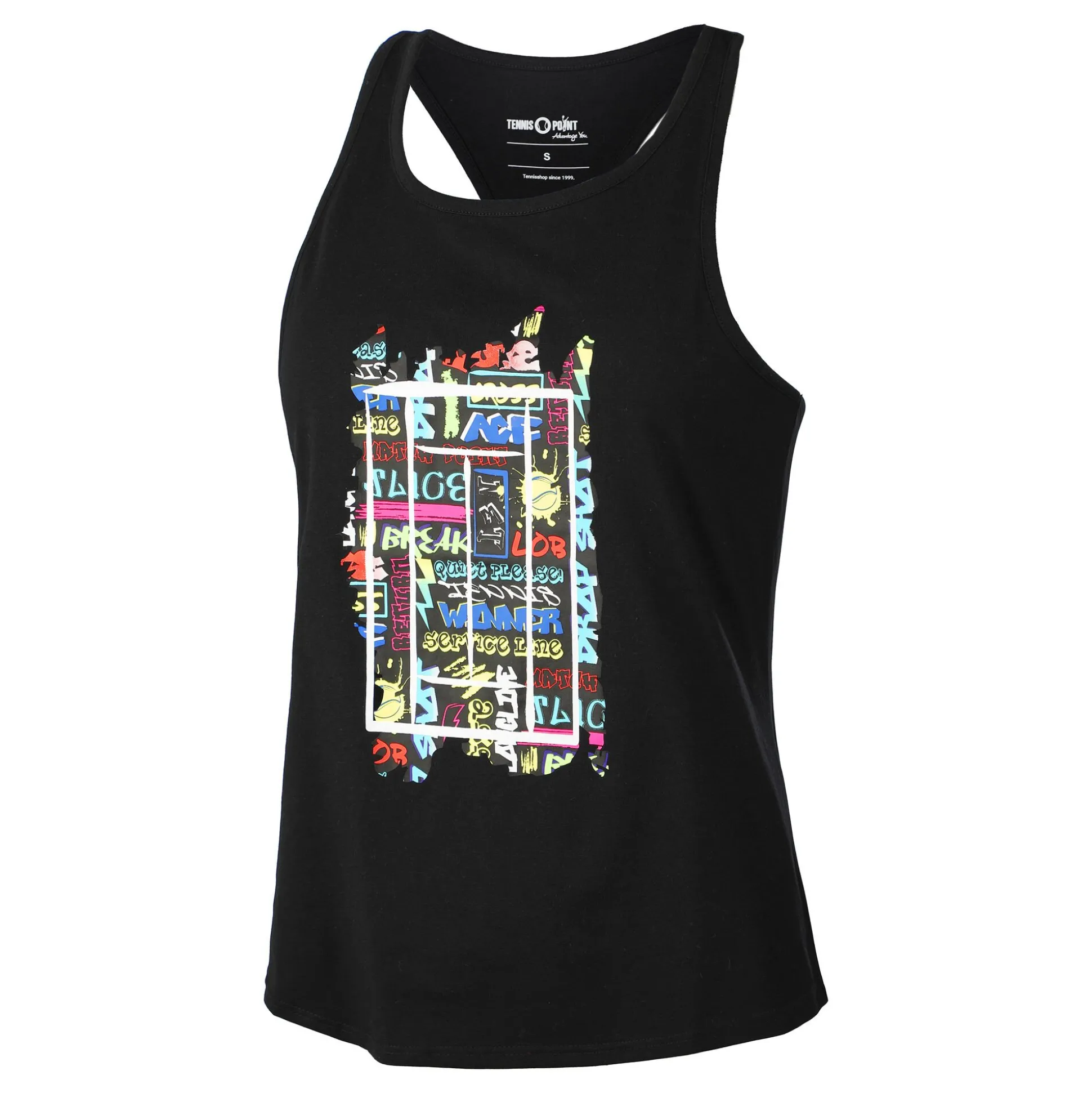 Best Graffity Tank Top Women - Black, Multicoloured Tops