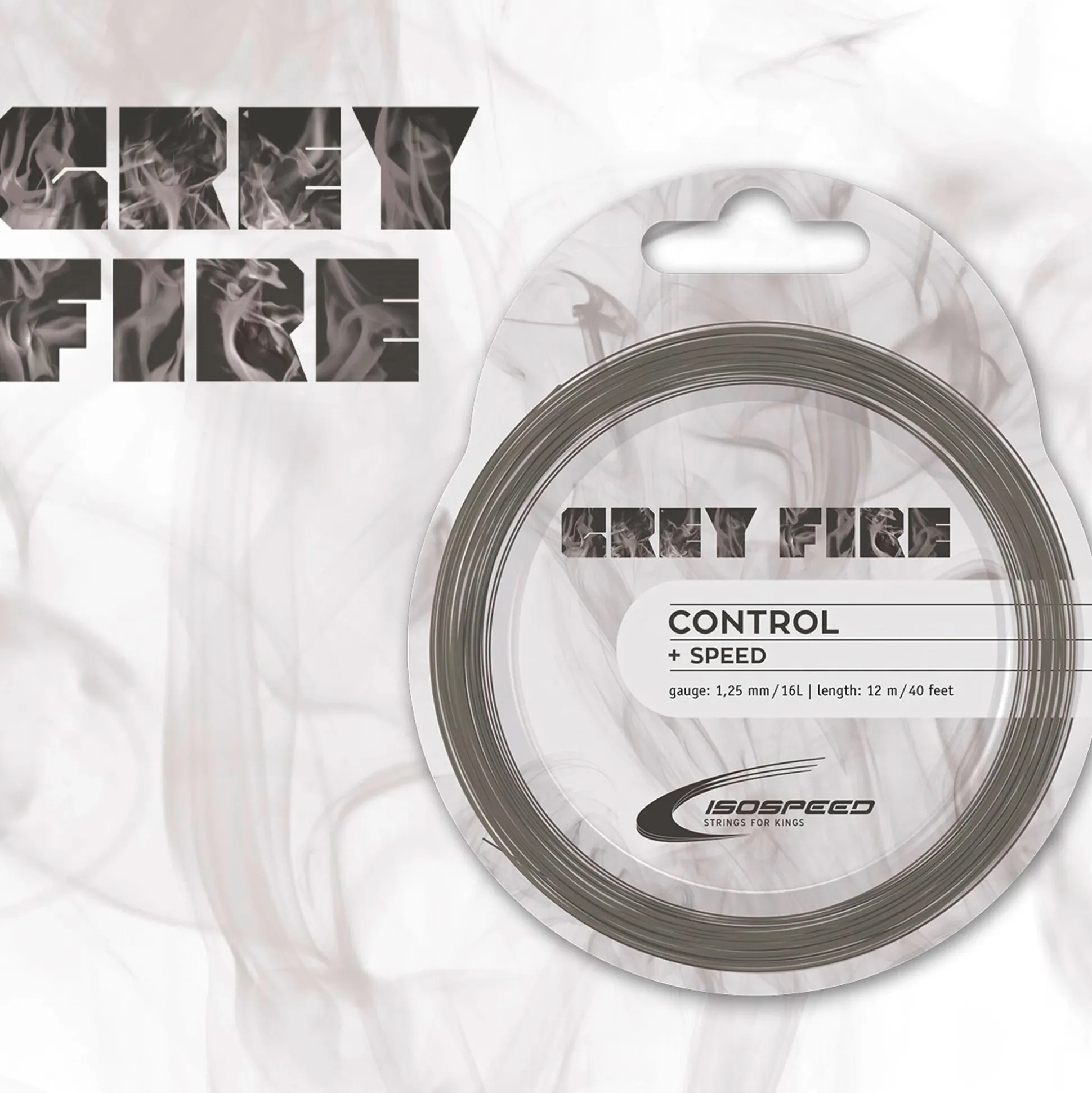 Discount Grey Fire String Set 12m - Grey String Sets