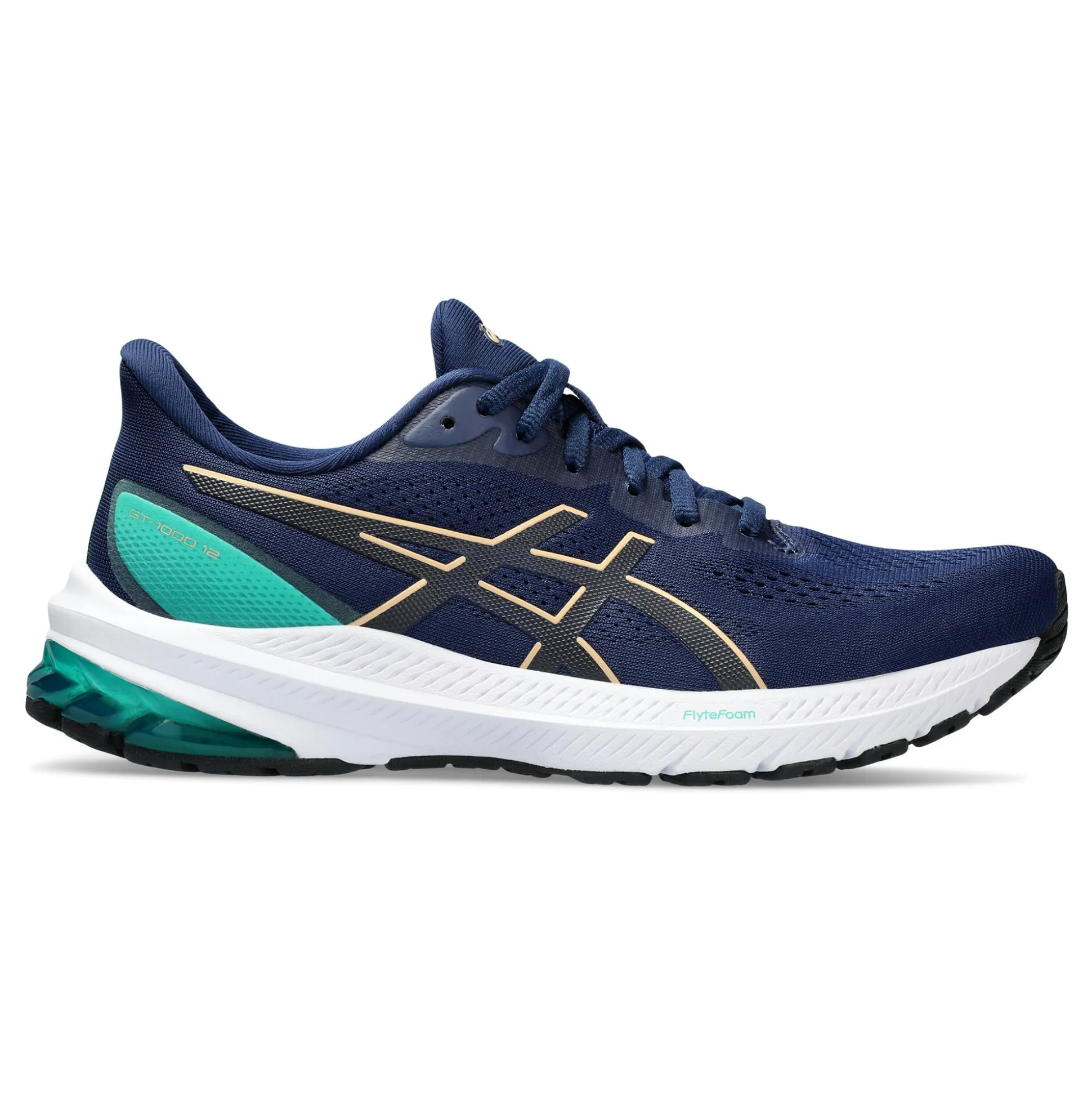 Store GT-1000 12 Stability Running Shoe Women - Dark Blue, Mint Running Shoes