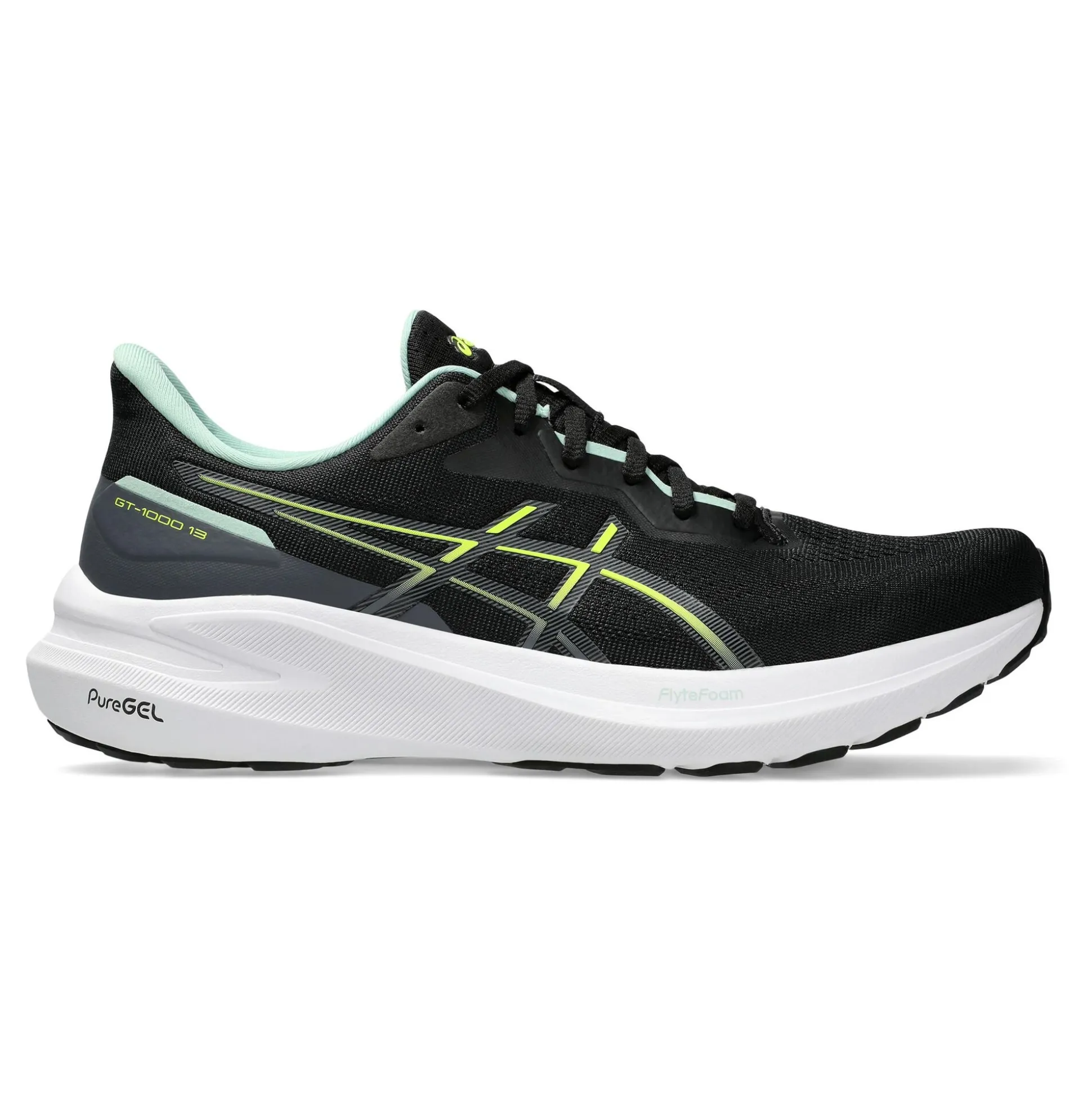 Best GT-1000 13 Stability Running Shoe Men - Black, White Running Shoes