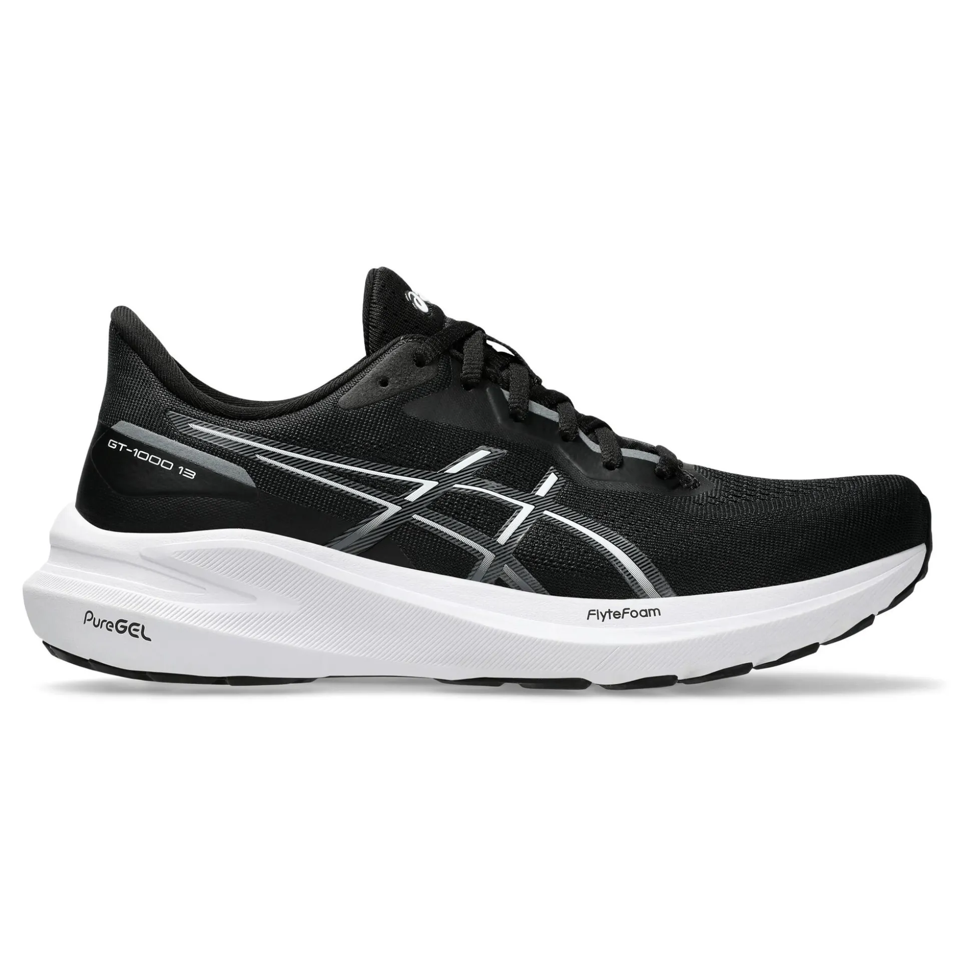 Hot GT-1000 13 Stability Running Shoe Women - Black, White Running Shoes