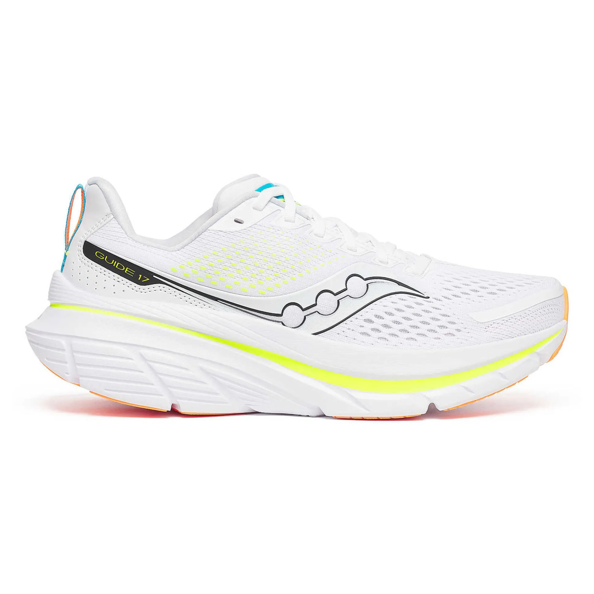 Store Guide 17 Stability Running Shoe Men - White, Black Running Shoes