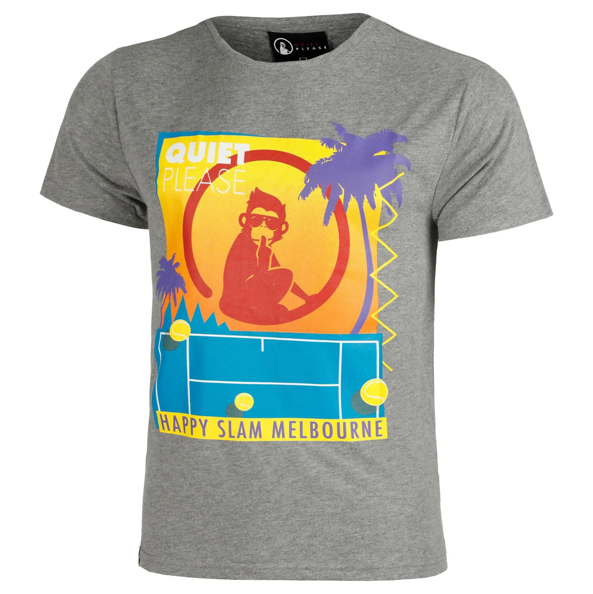 Shop Happy Slam T-Shirt Men - Grey, Multicoloured Shirts