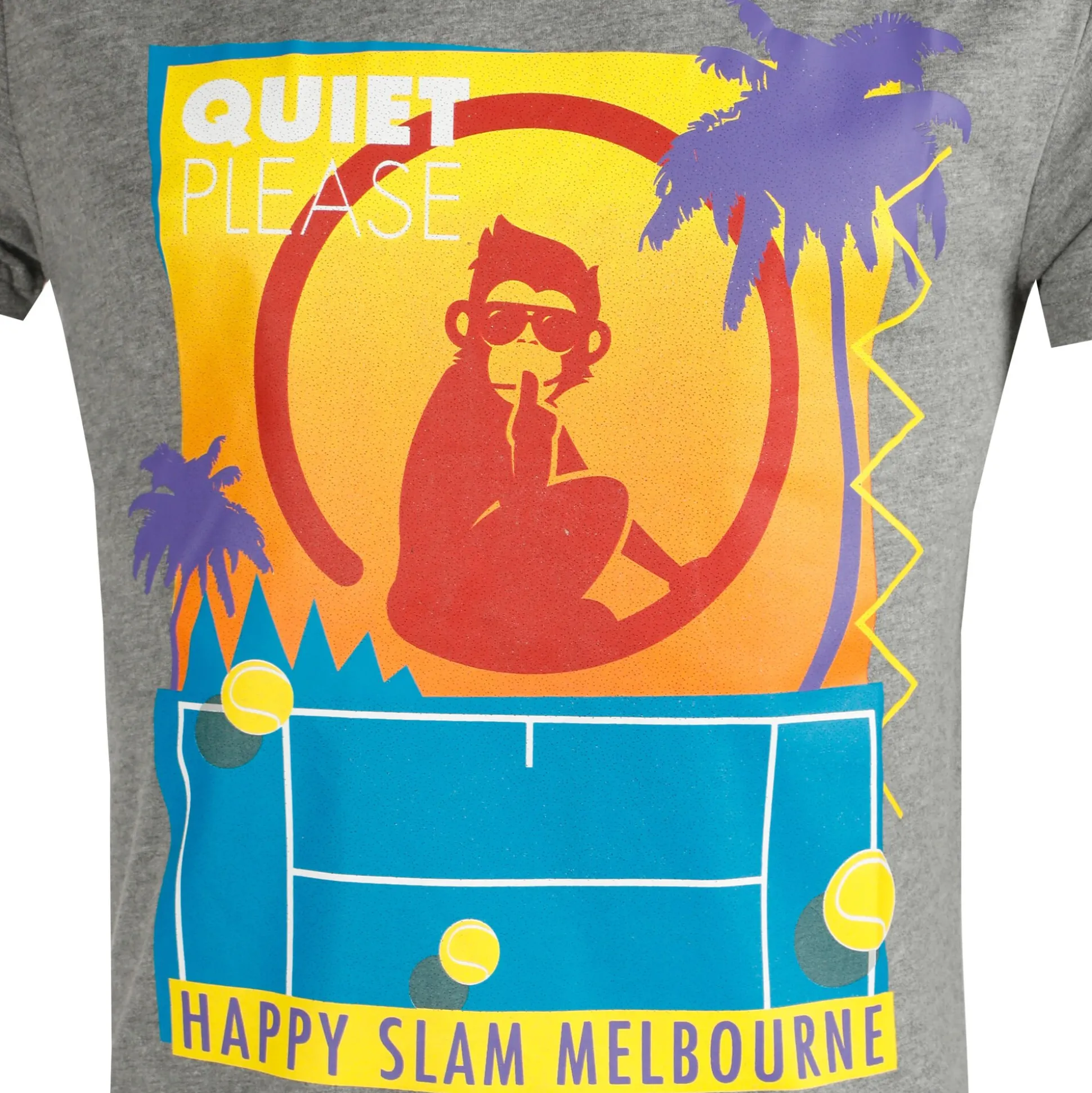 Shop Happy Slam T-Shirt Men - Grey, Multicoloured Shirts