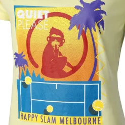 Online Happy Slam T-Shirt Women - Yellow, Multicoloured Shirts