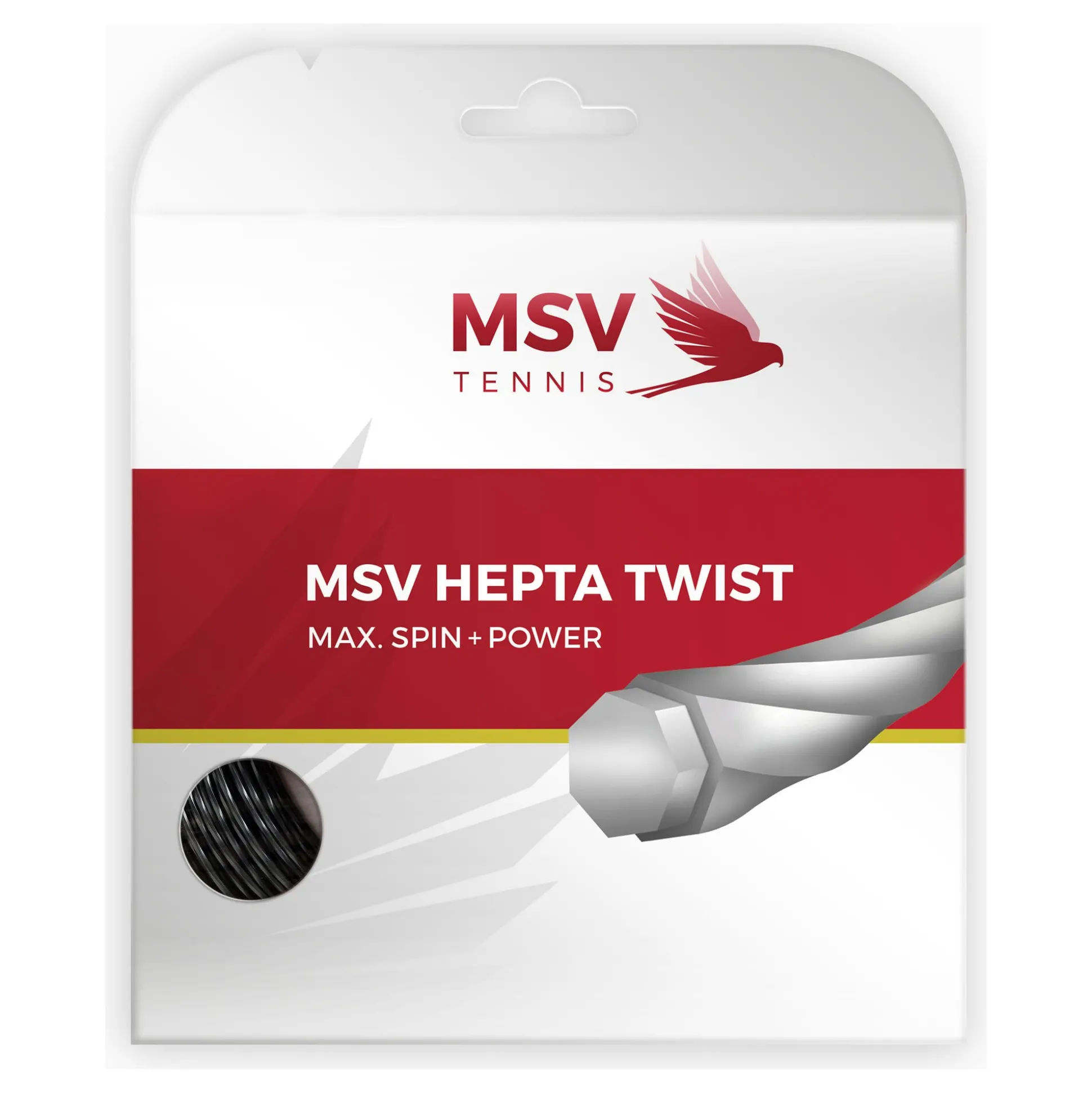 Store Hepta - Twist String Set 12m - Black String Sets