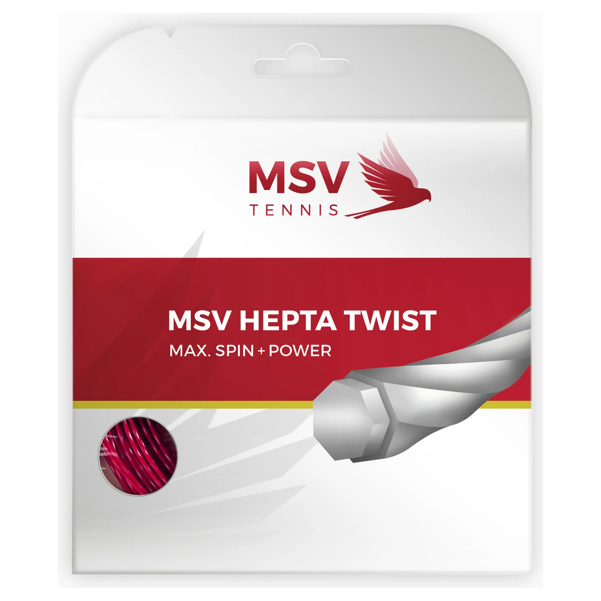 Store Hepta - Twist String Set 12m - Red String Sets