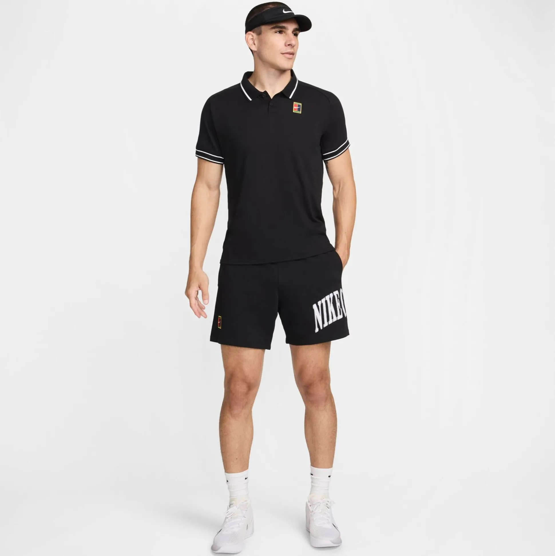 Cheap Heritage Shorts Men - Black, White Shorts