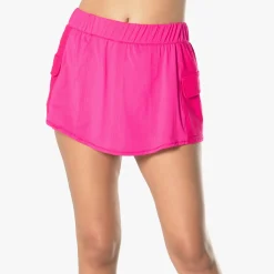 Outlet High Waist Cargo Pocket Skirt Women - Pink Skirts