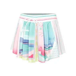 Cheap High Waist Deco Love Skirt Women - White, Multicoloured Skirts