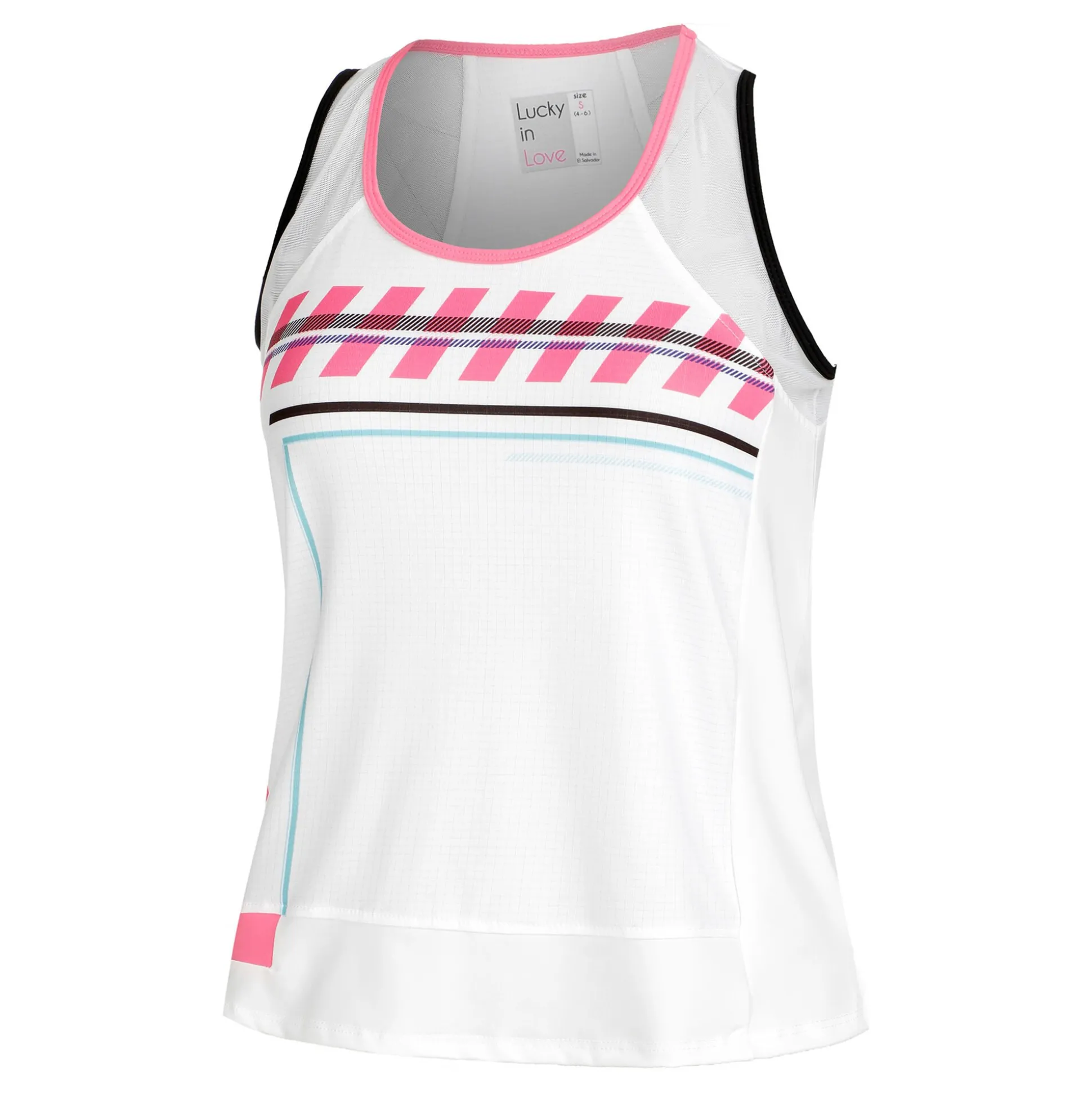 Clearance Hit The Line Tank Top Women - White, Multicoloured Tops