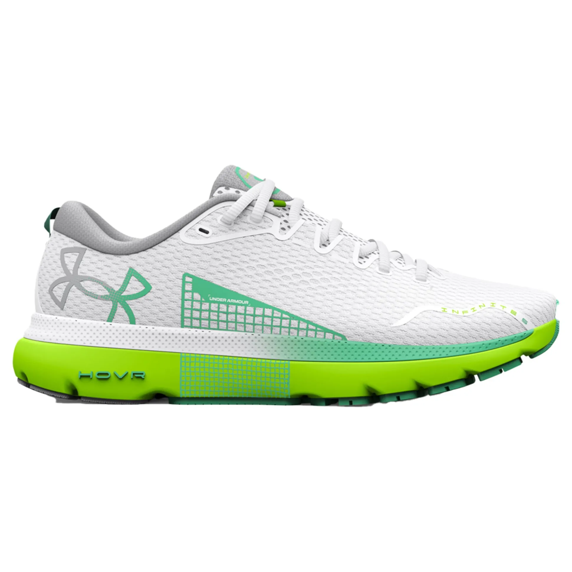 Cheap HOVR Infinite 5 Neutral Running Shoe Women - White, Light Green Running Shoes
