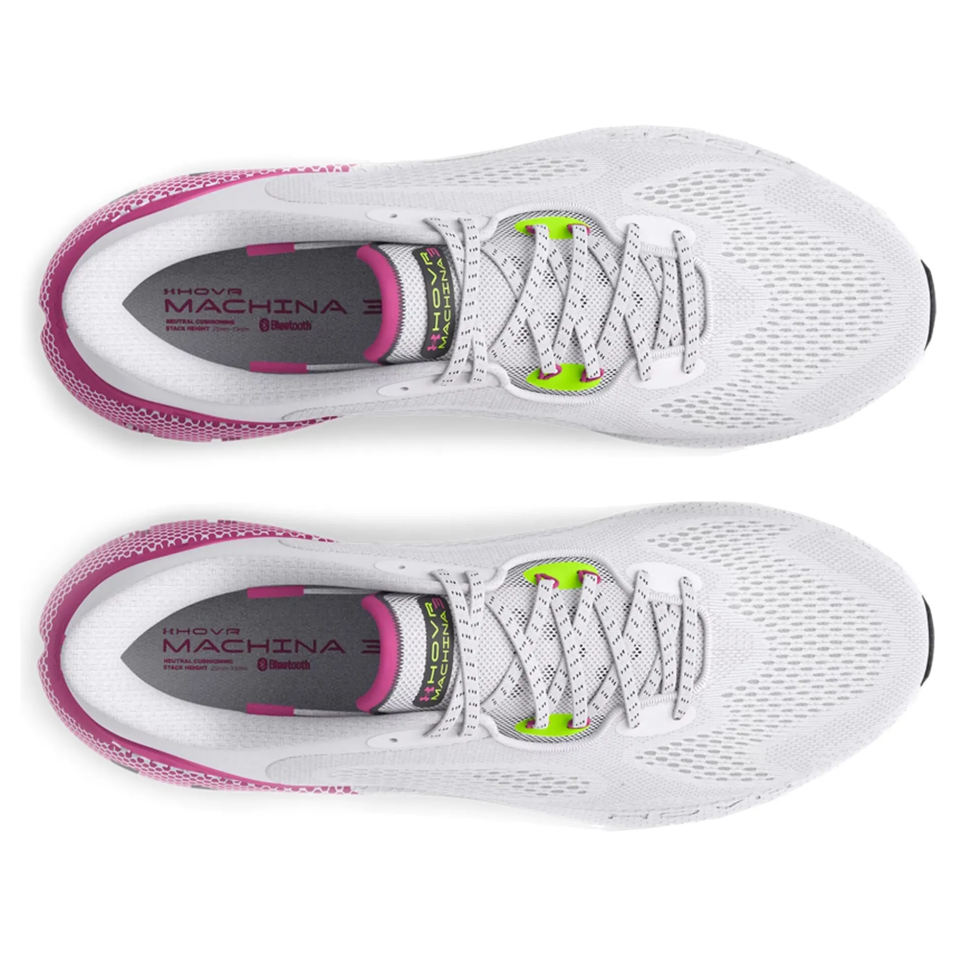 Best HOVR Machina 3 Neutral Running Shoe Women - White, Pink Running Shoes