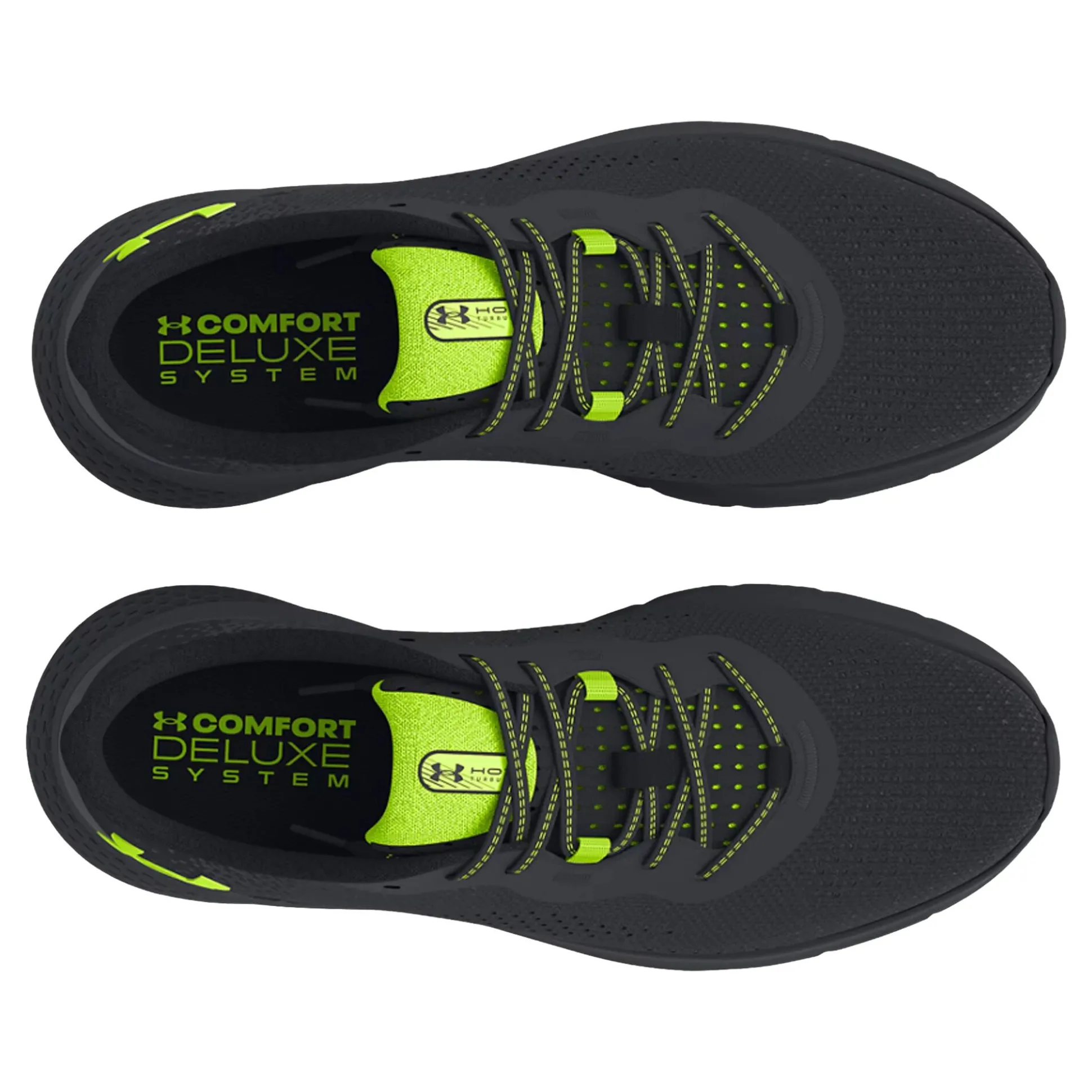 Best Sale HOVR Turbulence 2 Neutral Running Shoe Boys - Black, Yellow Running Shoes