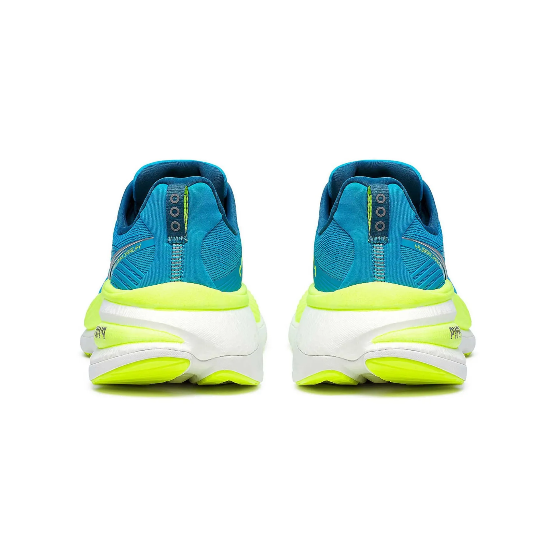 Store Hurricane 24 Stability Running Shoe Men - Blue, Lime Running Shoes