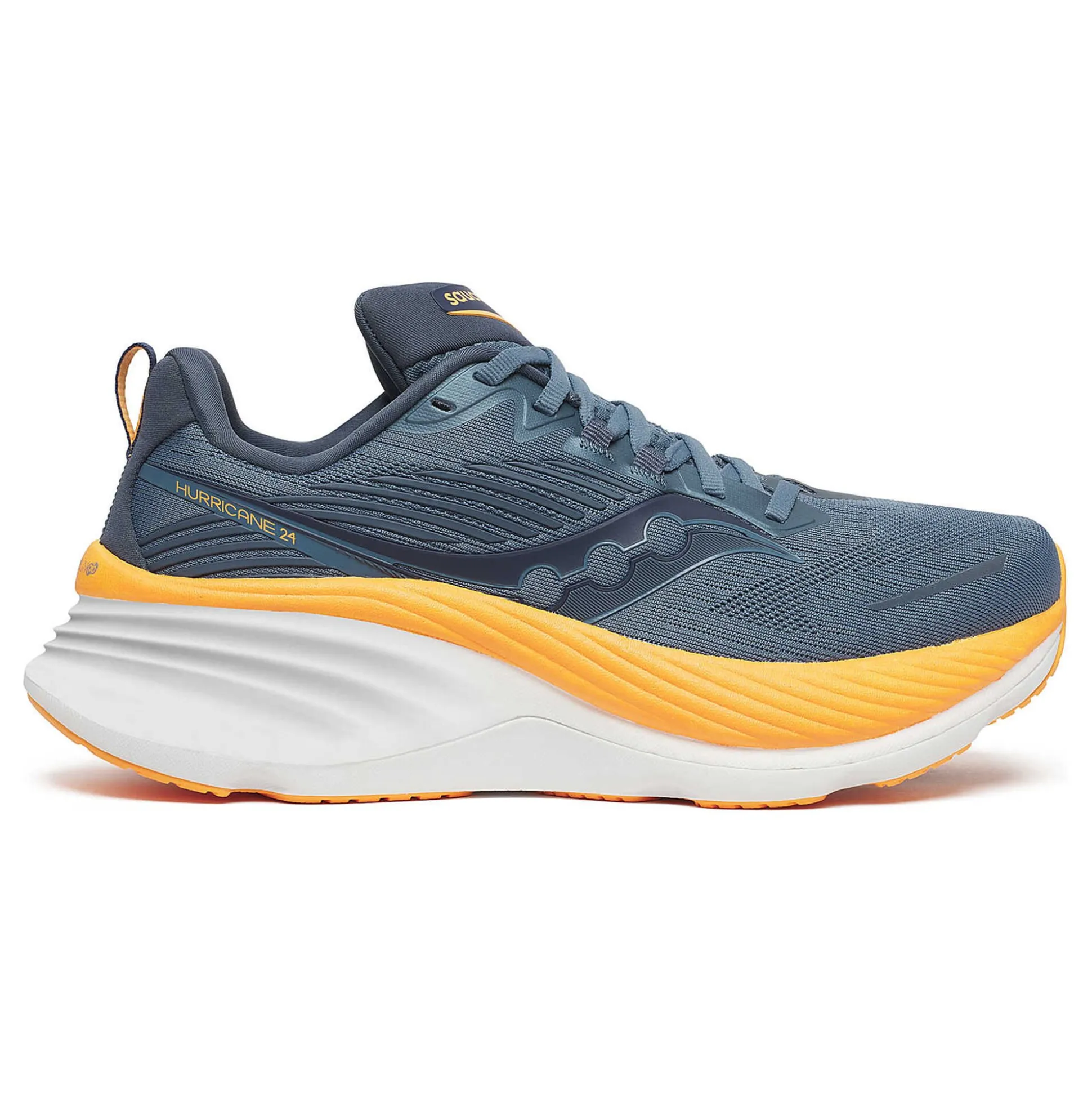 Fashion Hurricane 24 Stability Running Shoe Women - Blue Grey, Orange Running Shoes